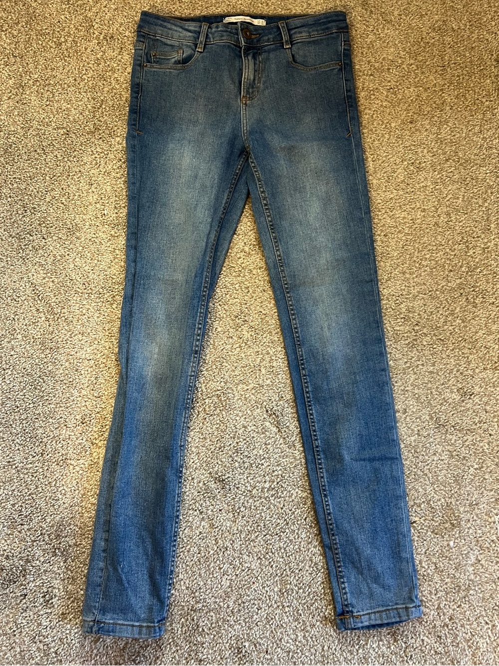 Zara Trafaluc Denim Jeans Size 4 Trendy Slim Fit Everyday Blue Jeans 28LW